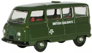 Oxford 76JM007 Morris J2 Minibus British Rail 1/76 Scala 00 Gauge T48 Post - Foto 1 di 8