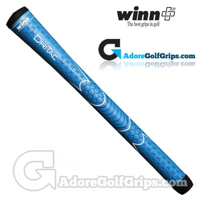 Empuñaduras de sensación suave Winn Dri-Tac Junior - azules x 3