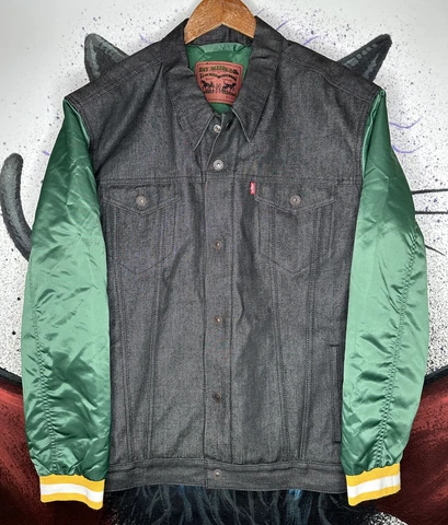 Levi’s x Green Bay Packers NFL Satin / Denim Trucker Jacket - XXL Cover