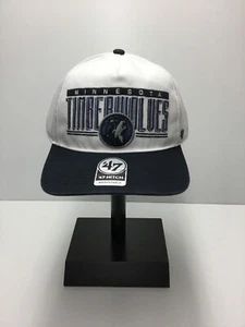 Minnesota Timberwolves '47 Brand NBA Double Header Hitch Adjustable Snapback Hat - Picture 1 of 5