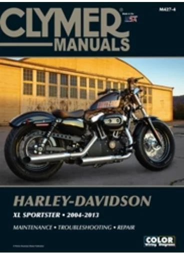 Manual de reparación de servicio Clymer M427-4 para 04-13 Harley Sportster 1200 883 08262 Foto 1 de 1