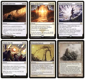 MTG - 6 x Board Wipe Destroy Cards for Commander - Rare Sorcery - Various - LP - Picture 1 of 2