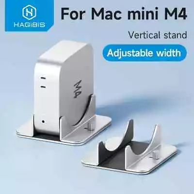 Hagibis Vertical Stand for Mac mini M4 Pro, Aluminium Alloy Desktop Holder - Image 1 of 4