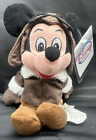 The Disney Store Pilot Mickey 9" Bean Plush Doll Aviation Flight New With Tags