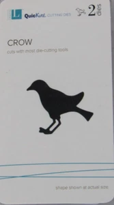 QuicKutz/Lifestyle Crafts Crow 2x2, Set di 2 stampi da taglio KS-0971 - Foto 1 di 2