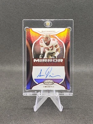 Simeon Rice 2022 Panini Certified Mirror Signatures #'d 16/45 Card No. MS-SR - Image 1 of 3
