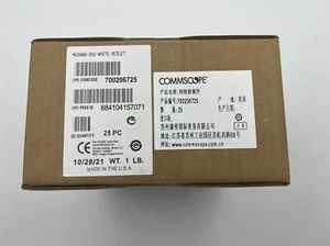 CommScope Category 6 Gigabit Network Jack Module RJ45CAT6 MGS400-262 Quantity 50 - Picture 1 of 7