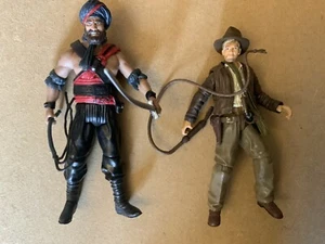 Indiana Jones & Thuggee Chief Guard Action Figures - 3.75" Hasbro Temple Of Doom - Picture 1 of 4