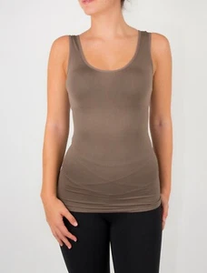Yummie Tummie Lena Seamless Shapewear Tank Top in Nerz YT5-104 NEU - Bild 1 von 5