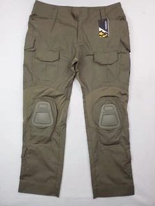 IDOGEAR Pantalone Uomo 38x34 Verde G3 V2 Sportivo Tattico Cargo Ripstop Ginocchiera Nuovo con etichette - Foto 1 di 20