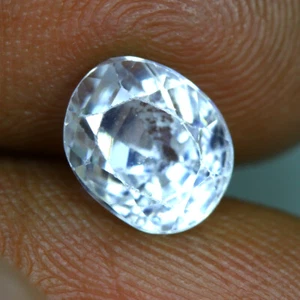 2.70 Cts_Fantastic Diamond Sparkle_100 % Natural Unheated White Zircon_Srilanka - Picture 1 of 3