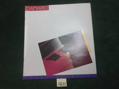 Chevrolet Chevy Camaro 1986 como nuevo folleto de ventas original del concesionario ~ #1211 Foto 1 de 4