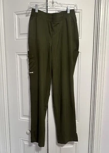 Grey’s Anatomy Women 6-Pocket Tapered Leg Cargo Scrub Pant, Fern Green, Medium! - Picture 1 of 5