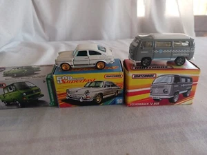 Matchbox Lot of 3 superfast vw 65 ,vw t2 bus ,vw transpirter cab. - Picture 1 of 8