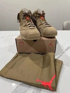 Size 11 - Jordan 6 Retro x Travis Scott Mid British Khaki - Picture 1 of 4