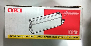 Toner Originale 41304209 Oki Type C2 GIALLO per C7200 / C7400 - Imagen 1 de 1