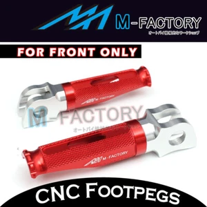 Red Billet Front Rider Foot Pegs For Ducati Streetfighter 1098cc/S 08-11 12 13 - Picture 1 of 4