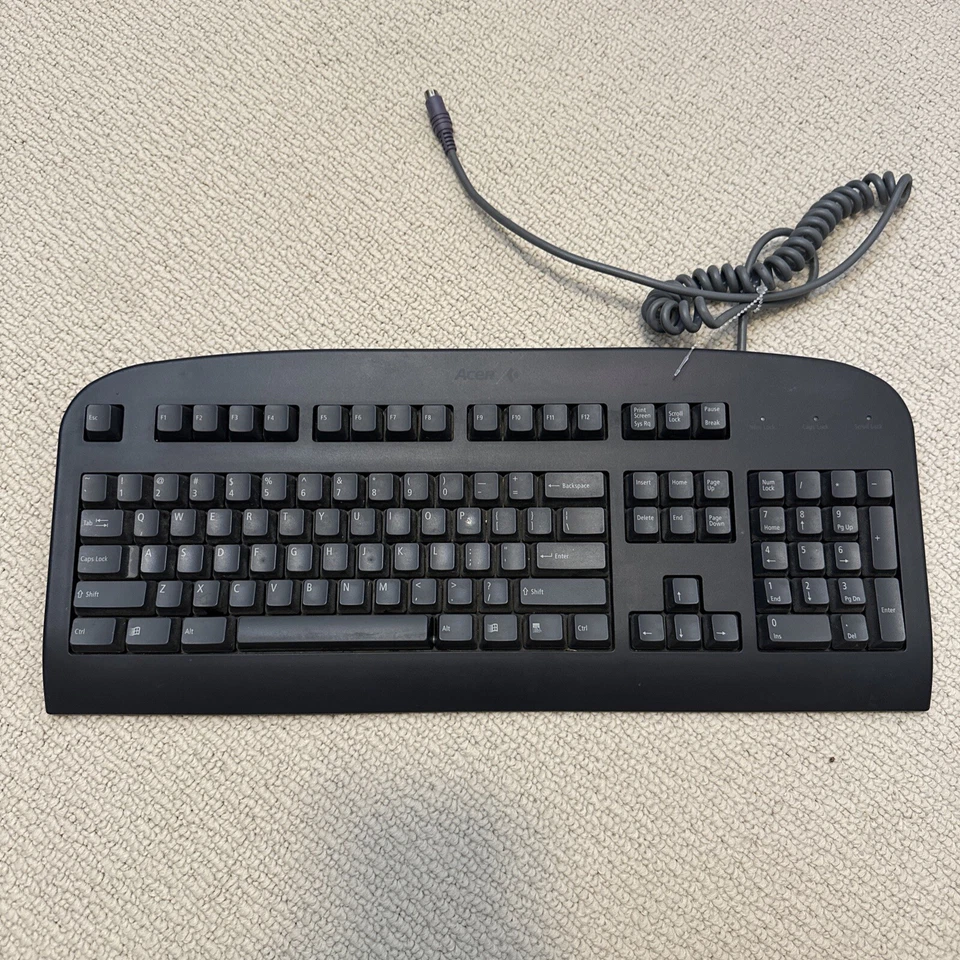 VTG 11997 Acer 6511 6511-HW Black Clickety Clack PS2 Keyboard - Image 1 of 4