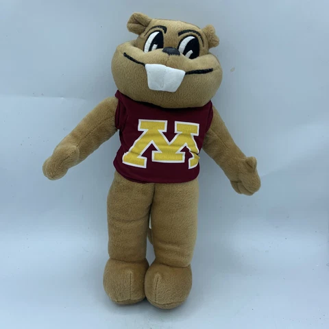 University of Minnesota Goldy Gopher Mascot Plush Toy Team Spirit  Golden 14” Cover