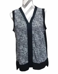 Jones New York Damen ärmelloser Pullover Tunika - Größe L - Bild 1 von 3