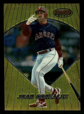 1996 Bowman's Best #58 Juan Gonzalez Texas Rangers - Image 1 of 2