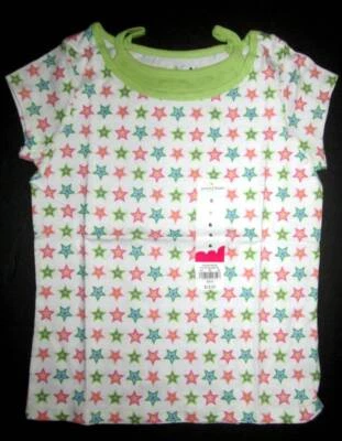 Jumping Beans Girls size 6 cap sleeve white layered look top NWT - Image 1 of 2