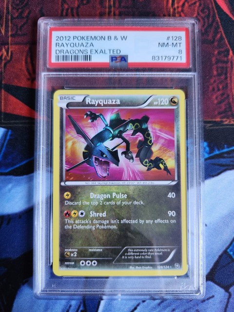 128-124 Rayquaza Shiny Rara Segreta (IT) - MINT