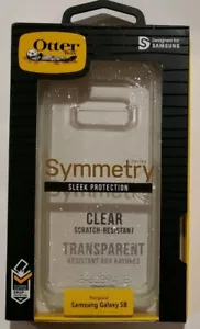Genuine Authentic OtterBox Symmetry Case Samsung Galaxy S8 Clear with Sparkles - Picture 1 of 2