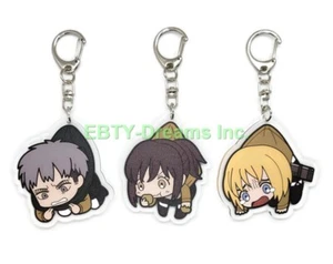 Set of 3 Attack On Titan Anime Acrylic Keychain Sasha, Armin Arlert, Jean v2 - Picture 1 of 2