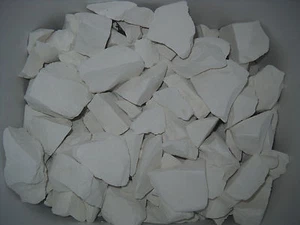 Trozos de arcilla de caolín blanco Georgia tierra blanca - Imagen 1 de 1
