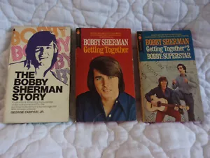 BOBBY SHERMAN LOT OF 3 PAPERBACK BOOKS GETTING TOGETHER TV SHOW 1971 BIOGRAPHY - Picture 1 of 15
