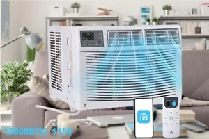 12000 BTU[WIFI APP Control]Window Air Conditioner Smart 6 Mode AC Unit w/Remote - Picture 1 of 11