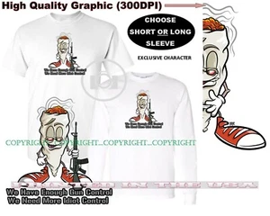 Camiseta Richie Roach Pot Marihuana Caricaturas Personaje Menos Pistola Más Idiota Control - Imagen 1 de 4