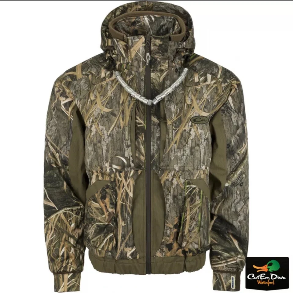 DRAKE WATERFOWL REFLEX 3-IN-1 PLUS 2 SYSTEMS JACKET CAMO HUNTING COAT Habitat L - Image 1 of 1
