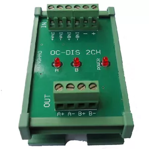 Converter of Open Collector HTL 24V to Differential TTL 5V Signal 2 Ways - Picture 1 of 6