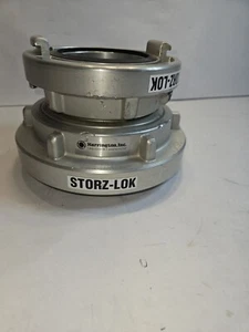 HARRINGTON AWG STORZ HYDRANT ADAPTER 125-5" To 100-4" Coupler Reducer Fire Hose - Picture 1 of 10