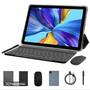 PRITOM 10.1 Inch Android Tablet, Android 13 Tablet PC with Keyboard Mouse - Picture 1 of 9