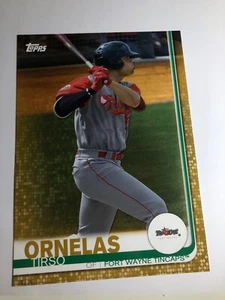 2019 Topps Pro Debut Jumbo 5x7 Tirso Ornelas TinCaps 02/10 - Picture 1 of 1