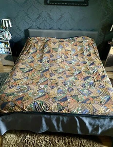Tagesdecke „patchwork“ 213 x 233 cm brauntöne Marke „Himalaya“ - Bild 1 von 9
