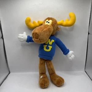 Peluche Bullwinkle Adventures of Rocky and Bullwinkle Wossamotta University 97 16 - Imagen 1 de 6