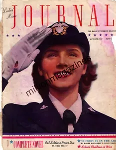 1942 Ladies Home Journal Oktober - Welle und Frauen im Krieg; Familie Berckman - selten - Bild 1 von 1