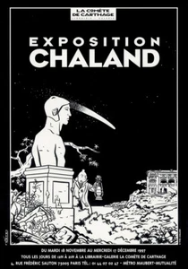 CHALAND FREDDY LOMBARD AFFICHE EXPOSITION LA COMETE DE CARTHAGE 1997 - Bild 1 von 1