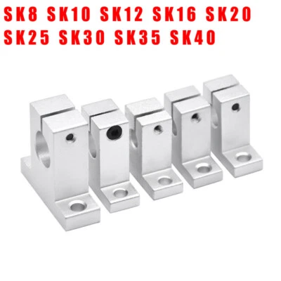 Wellenhalter SK 8 10 12 16 20 25 30 35 40 CNC 3D-Druck Linearlager Linearführung - Bild 1 von 4