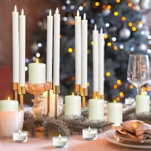 LumiPur Signature Flameless LED Candles Centerpiece Collection with Remote, 25Pc - Picture 1 of 5