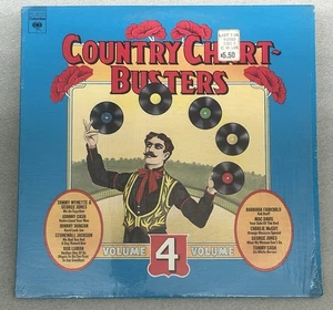 COUNTRY CHART BUSTERS VOL 4 COLUMBIA RECORDS -KC 32723 Vinyl W/Shrink & Hype - Imagen 1 de 4