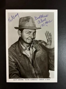 Alvy Moore signed 5x7 Foto Green Acres Schauspieler Autogramm  - Bild 1 von 1