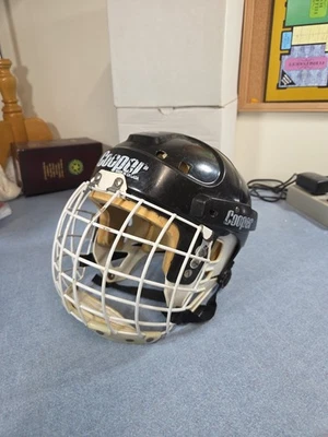 Vintage Cooper SK2001 Hockey Helmet Black, Some Damage, Read Description - Image 1 of 4
