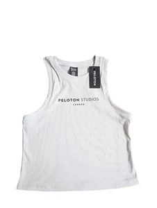 Peloton Studios London Rib Racer Tank Size XL Grey BNWT Free Post RRP £46 - Picture 1 of 8