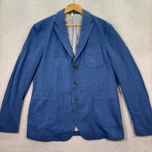 NUEVO Blazer Rodd & Gunn Azul Algodón Calce Deportivo Hombres XL Chaqueta Moderna Forro Camiseta - Imagen 1 de 12