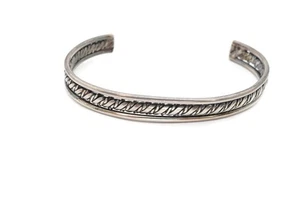 Vintage Sterling Silber 925 Armreif Armband 6,25" - Bild 1 von 7